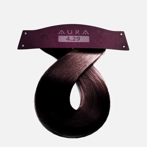 4.29 AURA MORAN травяной краситель "Перламутрово-аметистовый шатен" 100 g