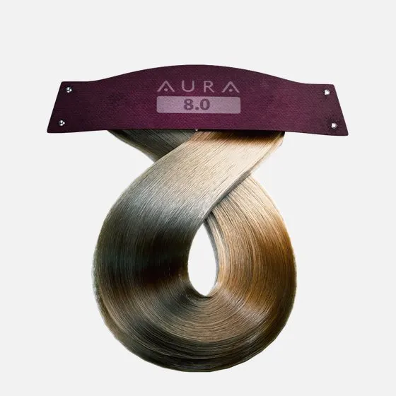 8.0 AURA MORAN травяной краситель "Средний блонд" 100 g
