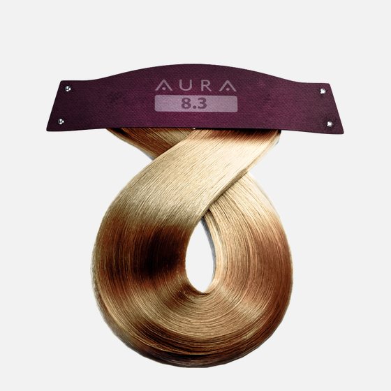 8.3 AURA MORAN травяной краситель "Средний золотистый блонд" 100 g