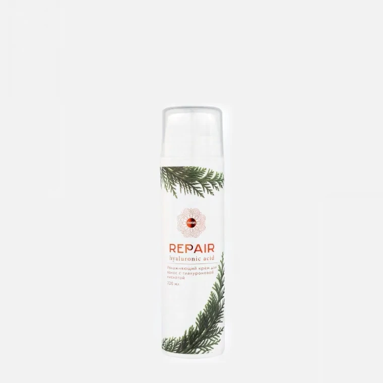Крем Repair hyaluronic acid для разглаживания сухих, поврежденных волос 220ml