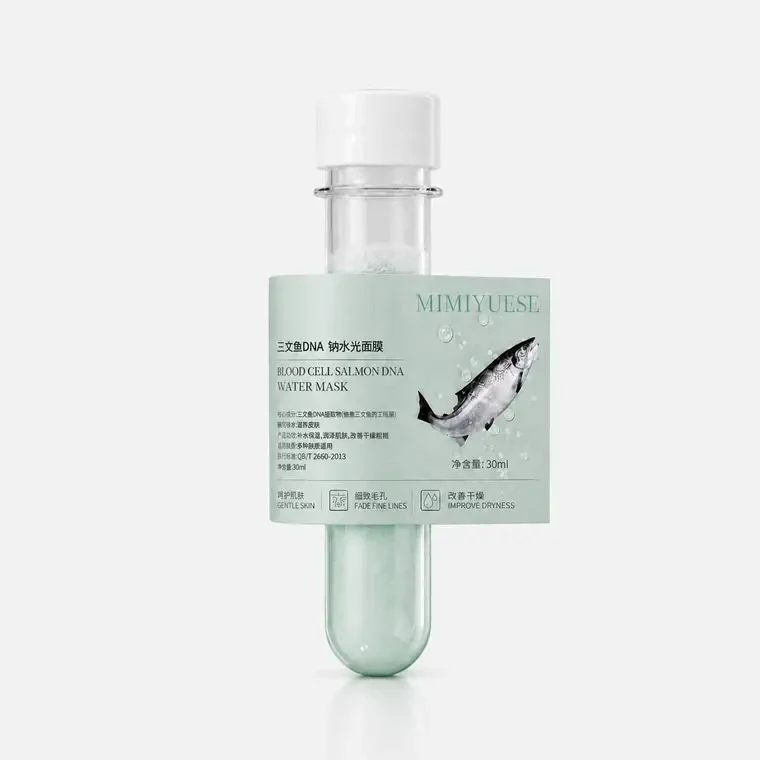 Маска на матрице SODIUM DNA антивозрастная с белоцитами молок лосося MIMIYUESE 5 ml